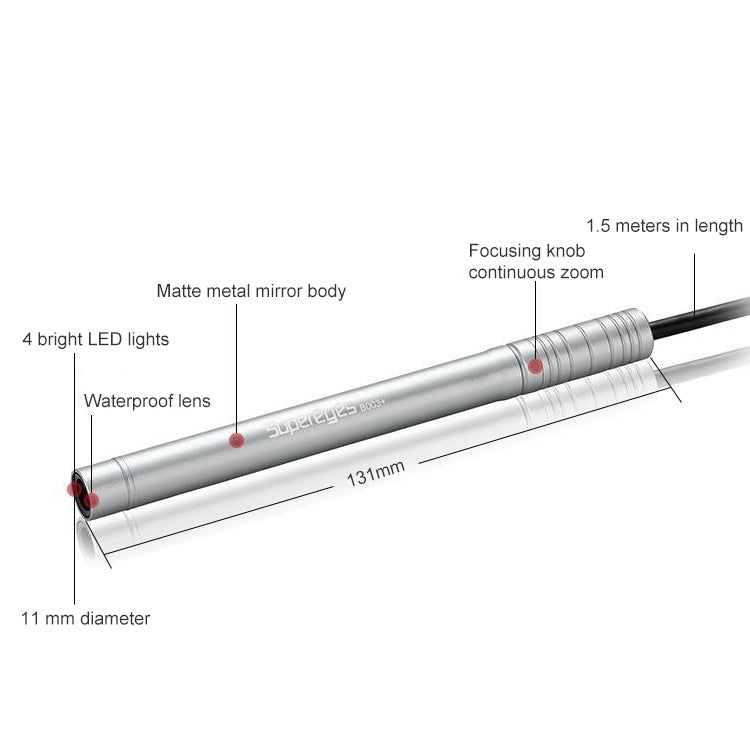 Supereyes B003+ Digital Electronic Vaginal Cervical Endoscope Private Inspection Instrument Self-inspection Mirror -  by Supereyes | Online Shopping UK | buy2fix