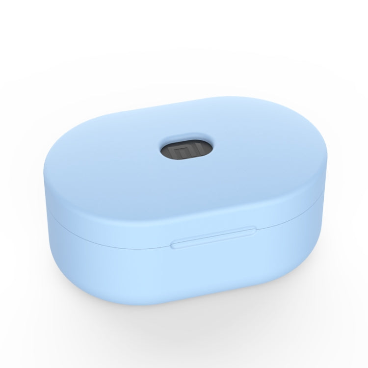 Silicone Charging Box Protective Case for Xiaomi Redmi AirDots / AirDots S / AirDots 2(Sky Blue) - Xiaomi Earphone Case by buy2fix | Online Shopping UK | buy2fix