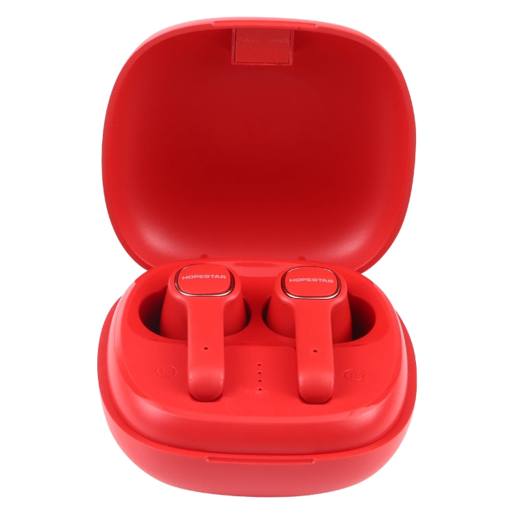 HOPESTAR S12 Bluetooth 5.0 True Wireless Bluetooth Earphone (Red) - TWS Earphone by HOPESTAR | Online Shopping UK | buy2fix