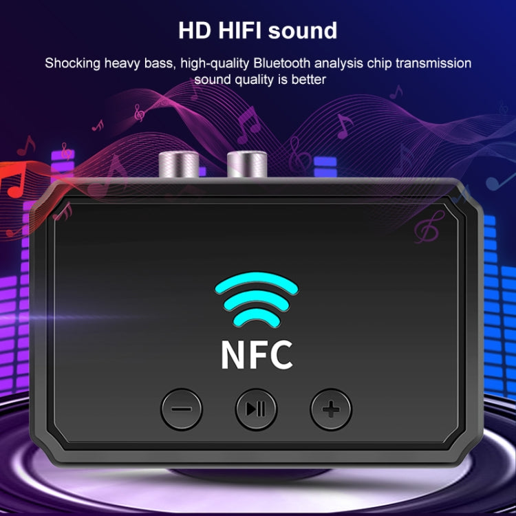 T36 NFC Bluetooth 5.0 Receiver Transmitter Headset Car Audio Player - Apple Accessories by buy2fix | Online Shopping UK | buy2fix