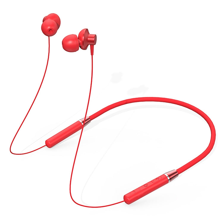Original Lenovo HE05 Neck-Mounted Magnetic In-Ear Bluetooth Headset(Red) - Neck-mounted Earphone by Lenovo | Online Shopping UK | buy2fix