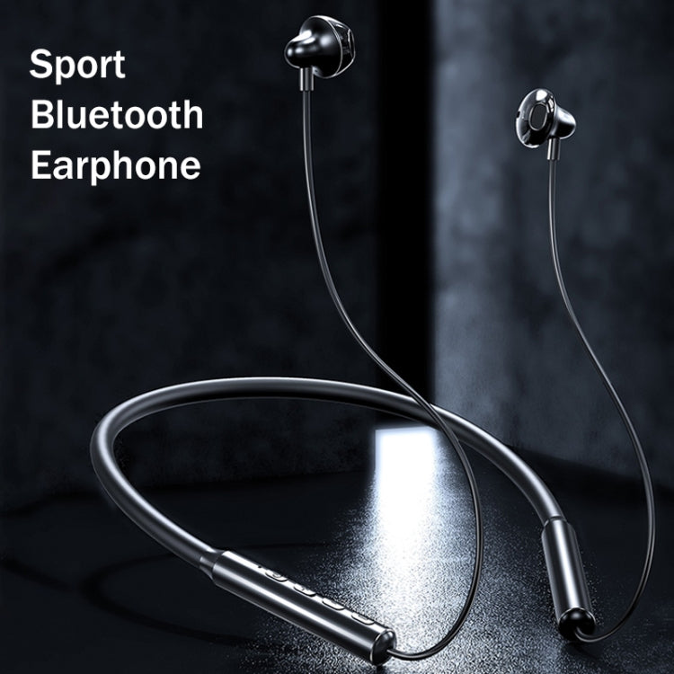 ROCK B5 Neck-mounted Magnetic Sports Bluetooth Earphone, Support Call & Wire Control - Neck-mounted Earphone by ROCK | Online Shopping UK | buy2fix