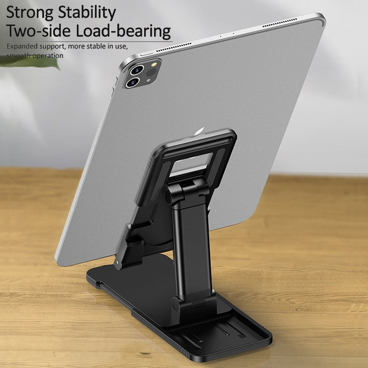 USAMS US-ZJ059 Retractable Mobile Phone Tablet Desktop Stand Holder(White) - Desktop Holder by USAMS | Online Shopping UK | buy2fix