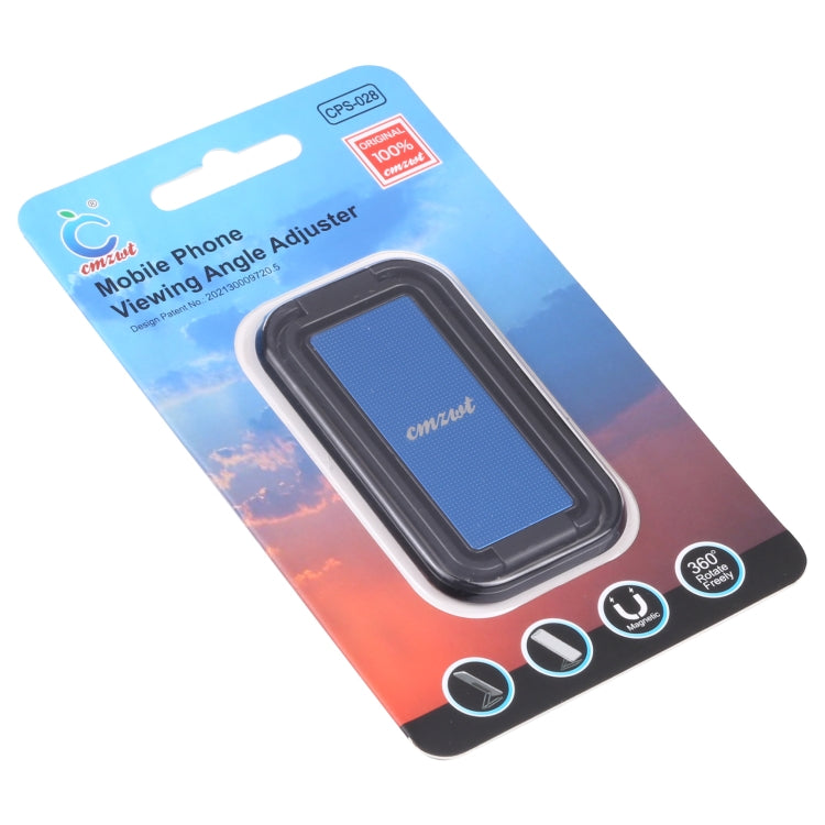 cmzwt CPS-028 Adjustable Folding Magnetic Mobile Phone Desktop Holder Bracket(Blue) - Desktop Holder by buy2fix | Online Shopping UK | buy2fix