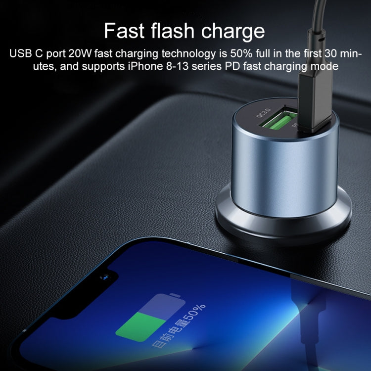 MOMAX UC15 38W PD + QC3.0 Dual Ports Car Charger - In Car by MOMAX | Online Shopping UK | buy2fix