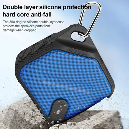 EBS-502 Portable Outdoor Waterproof Card Mini Wireless Bluetooth Speaker (Blue) - Mini Speaker by buy2fix | Online Shopping UK | buy2fix