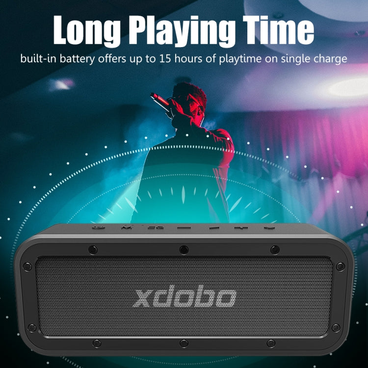 XDOBO Wake 1983 IPX7 Waterproof Portable Outdoor Wireless Bluetooth Speaker (Black) - Desktop Speaker by XDOBO | Online Shopping UK | buy2fix