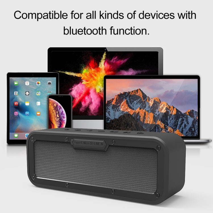 XDOBO Wake 1983 IPX7 Waterproof Portable Outdoor Wireless Bluetooth Speaker (Black) - Desktop Speaker by XDOBO | Online Shopping UK | buy2fix