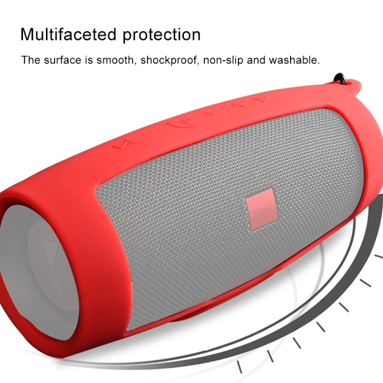 For JBL Charge 4 Shockproof Bluetooth Speaker Soft Silicone Protective Case(Black) - Protective Case by buy2fix | Online Shopping UK | buy2fix