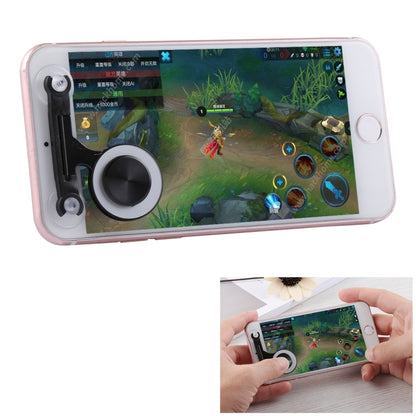 Q9 Direct Mobile Games Joystick Artifact Hand Travel Button Sucker for iPhone, Android Phone, Tablet(White) - Handle Shooter by buy2fix | Online Shopping UK | buy2fix