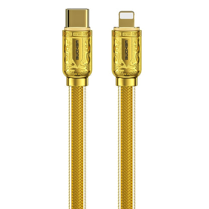 WK WDC-163 8 Pin PD 20W Fast Charging Data Cable, Length: 1m (Gold) - Normal Style Cable by WK | Online Shopping UK | buy2fix