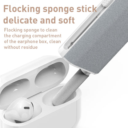 Q6 5 in 1 Wireless Earphone Charging Box Mobile Phone Screen Cleaning Kit - Apple Accessories by buy2fix | Online Shopping UK | buy2fix