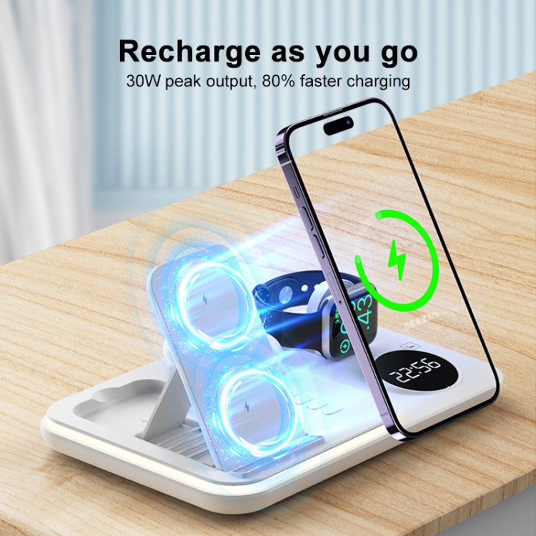 30W 4 in 1 Multifunctional Wireless Charger (Black) - Wireless Charger by buy2fix | Online Shopping UK | buy2fix