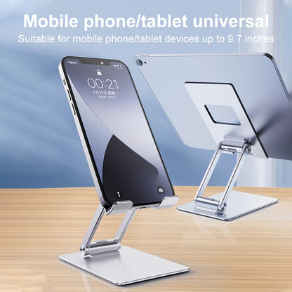 R-JUST SJ33 Aluminum Alloy Folding Phone / Tablet Stand(Grey) - Desktop Holder by R-JUST | Online Shopping UK | buy2fix