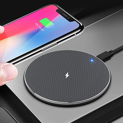 ZEQI W11 10W Smart Cooling Non-slip Aluminum Alloy Wireless Charger - Apple Accessories by ZEQI | Online Shopping UK | buy2fix