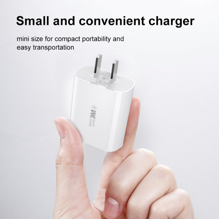 WK WP-U69i2.0A Speed Mini USB Charger + USB to 8 Pin Data Cable, Plug Type: US Plug - Apple Accessories by WK | Online Shopping UK | buy2fix