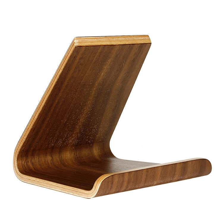 SamDi Artistic Wood Grain Walnut Desktop Holder Stand DOCK Cradle, For Xiaomi, iPhone, Samsung, HTC, LG, iPad and other Tablets(Coffee) - Desktop Holder by buy2fix | Online Shopping UK | buy2fix