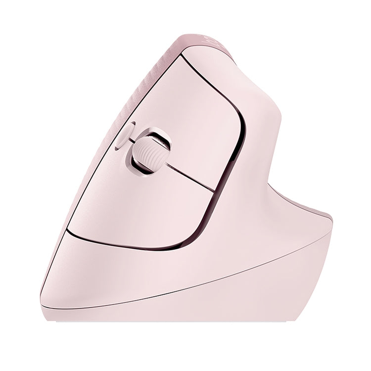 Logitech Lift Vertical 1000DPI 2.4GHz Ergonomic Wireless Bluetooth Dual Mode Mouse (Pink) - Wireless Mice by Logitech | Online Shopping UK | buy2fix