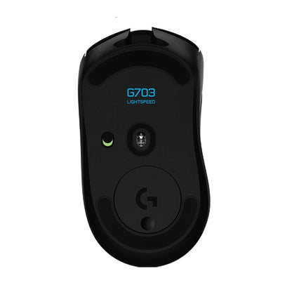Logitech G703 LIGHTSPEED 16000 DPI 6 Programmable Buttons HERO 16K Sensor RGB Backlight Wireless Optical Gaming Mouse(Black) - Wireless Mice by Logitech | Online Shopping UK | buy2fix