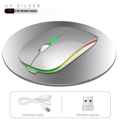 HXSJ M40 4 Key 2.4G Colorful Wireless Silent Mouse (Silver) -  by HXSJ | Online Shopping UK | buy2fix