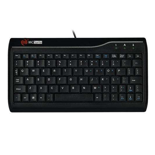 MC Saite MC-8017 Wired 78 Keys Mini Multimedia Computer Keyboard(Black) -  by MC Saite | Online Shopping UK | buy2fix