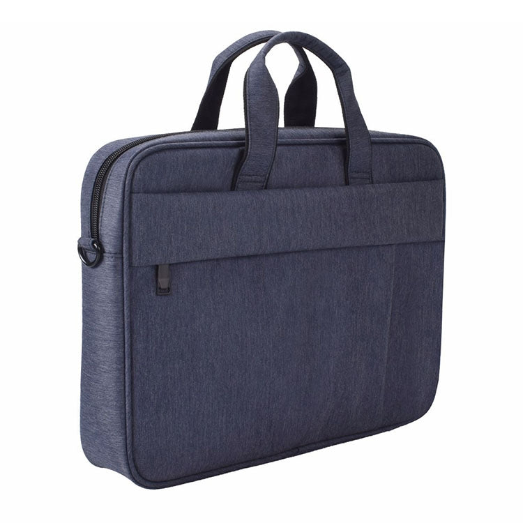 DJ03 Waterproof Anti-scratch Anti-theft One-shoulder Handbag for 14.1 inch Laptops, with Suitcase Belt(Navy Blue) - Computer & Networking by buy2fix | Online Shopping UK | buy2fix