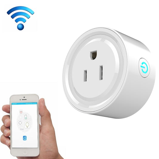 10A Round Shape WiFi Mini Plug APP Remote Control Timing Smart Socket Works with Alexa & Google Home, AC 100-240V, US Plug - Consumer Electronics by buy2fix | Online Shopping UK | buy2fix