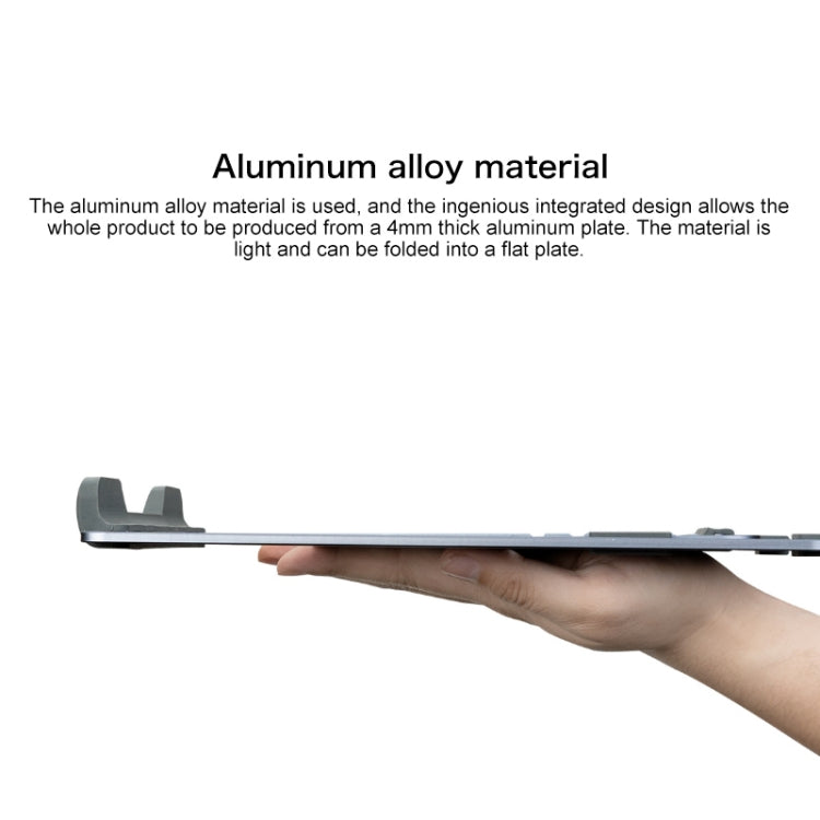 Lenovo Z2 Legion Gears Aluminum Alloy Notebook Laptop Desktop Heat Radiation Holder Cooling Bracket (Grey) - Computer & Networking by Lenovo | Online Shopping UK | buy2fix