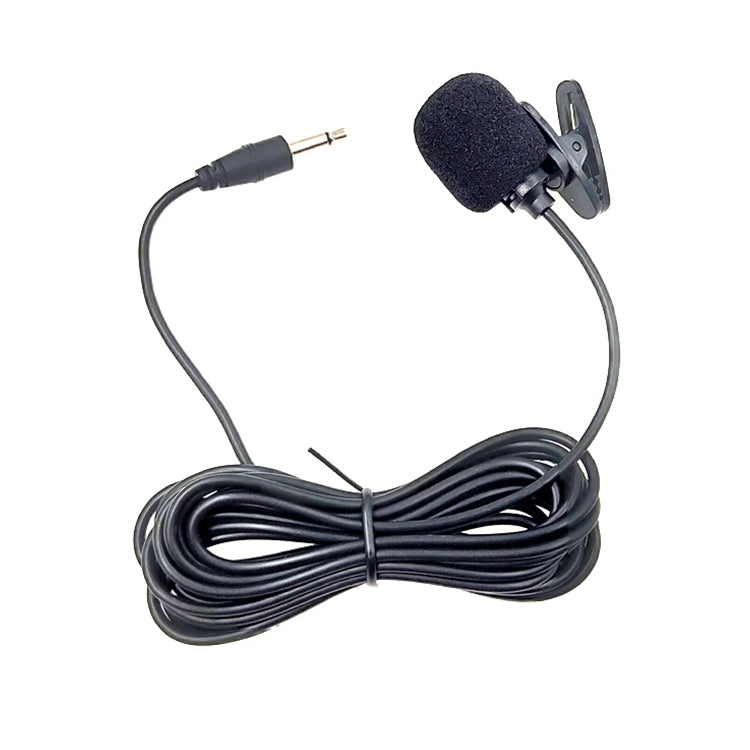 ZJ002MR Mono 3.5mm Straight Plug Car Sun Visor Wireless Interpreter Tour Guide Megaphone Lavalier Wired Microphone, Length: 3m - Consumer Electronics by buy2fix | Online Shopping UK | buy2fix