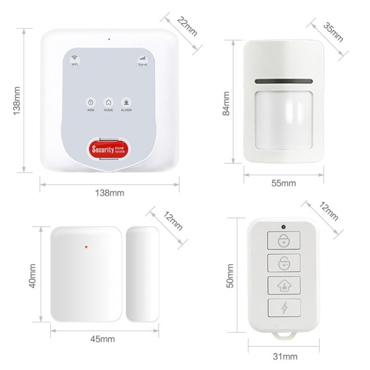 DY-H2 Smart Home System + Anti-theft System Set - Security by buy2fix | Online Shopping UK | buy2fix