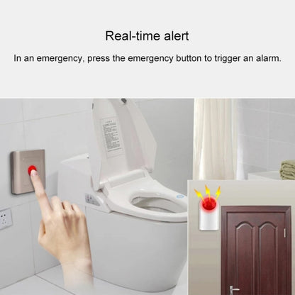 CW-01 Wireless Disabled Toilet Alarm Call Button Set - Security by buy2fix | Online Shopping UK | buy2fix