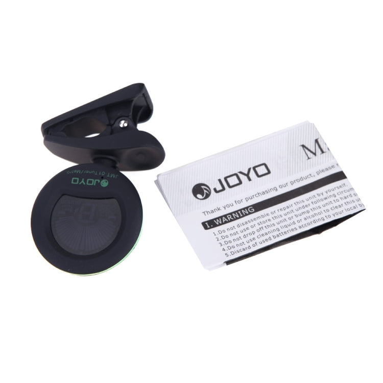 JOYO JMT-01 Clip-on Electric Guitar Tuner & Metronome Built-in Mic Color Screen for Guitar Violin Ukulele(Black) - Stringed Instruments by JOYO | Online Shopping UK | buy2fix