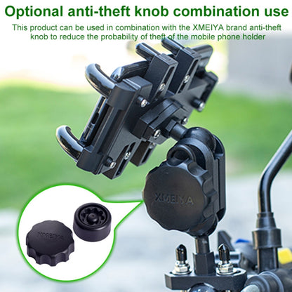 M10 Bolt Ball-Head Motorcycle Multi-function Eight-jaw Aluminum Phone Navigation Holder Bracket with Anti-theft Knobs - Holder by buy2fix | Online Shopping UK | buy2fix