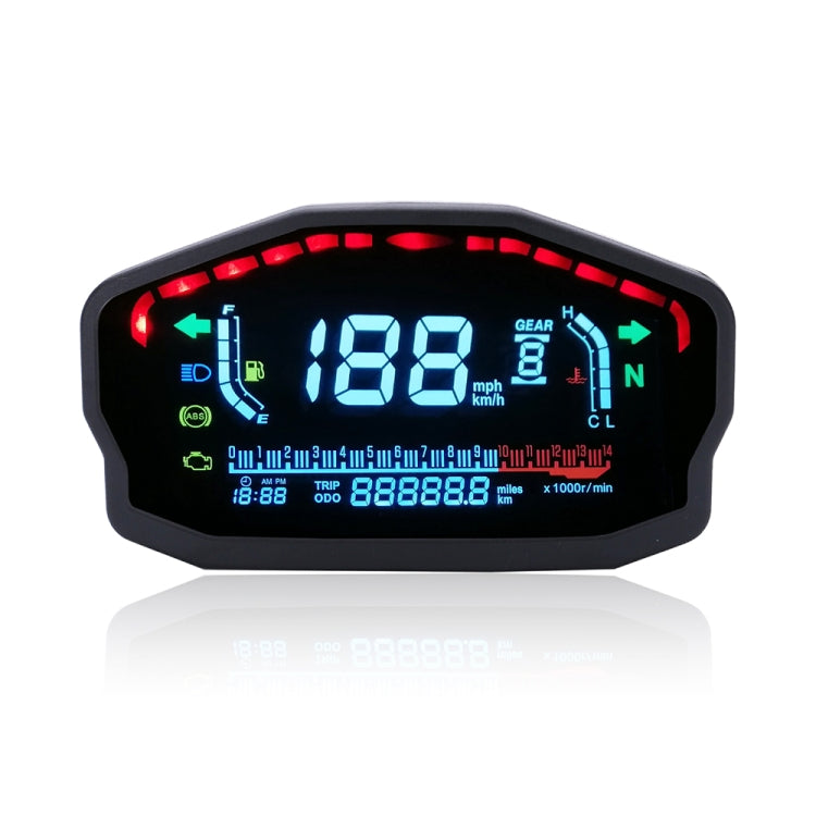 Speedpark Universal Motorcycle Modified LCD Speedometer Digital Backlight Odometer - In Car by Speedpark | Online Shopping UK | buy2fix