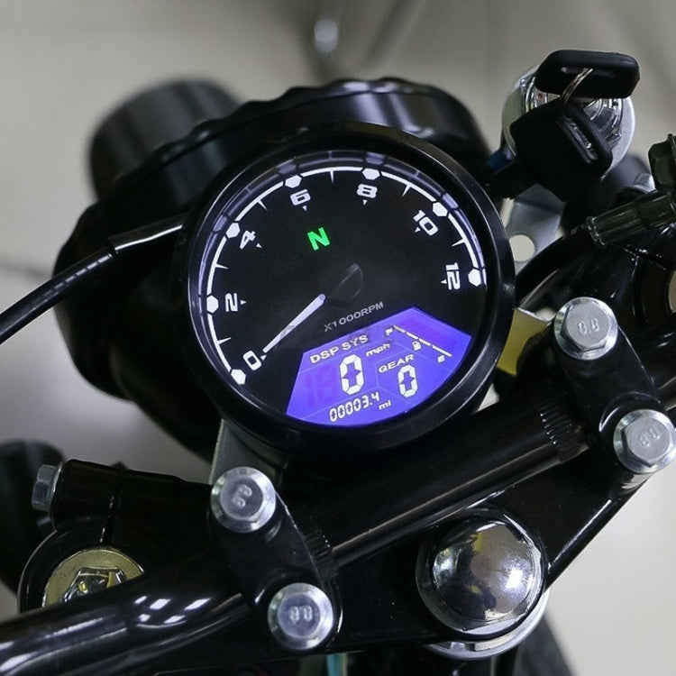 Speedpark Universal Motorcycle Retro Modified Instrument Odometer LCD Instrument Assembly - Others by Speedpark | Online Shopping UK | buy2fix