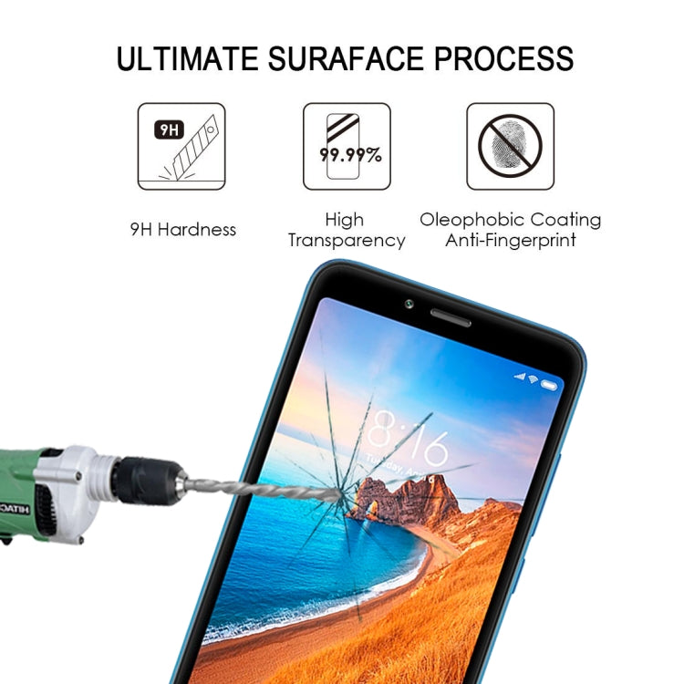 Full Glue Full Cover Screen Protector Tempered Glass film for Xiaomi Redmi 7A - Xiaomi Accessories by buy2fix | Online Shopping UK | buy2fix