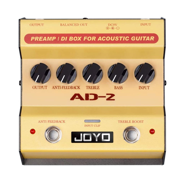 JOYO AD-2 Acoustic Guitar Floor Preamp DI - Guitar Tuner by JOYO | Online Shopping UK | buy2fix