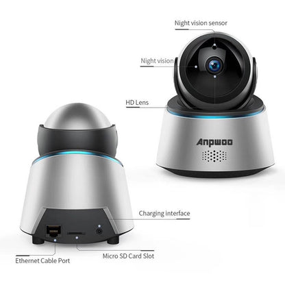 Anpwoo Astronaut 2.0MP 1080P 1/3 inch CMOS HD WiFi IP Camera, Support Motion Detection / Night Vision - Security by Anpwoo | Online Shopping UK | buy2fix