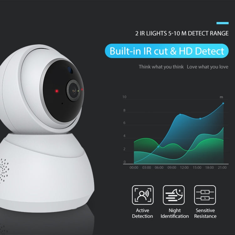 NEO NIP-68RQ WiFi Indoor Smart PT IP Camera (White) - Security by NEO | Online Shopping UK | buy2fix