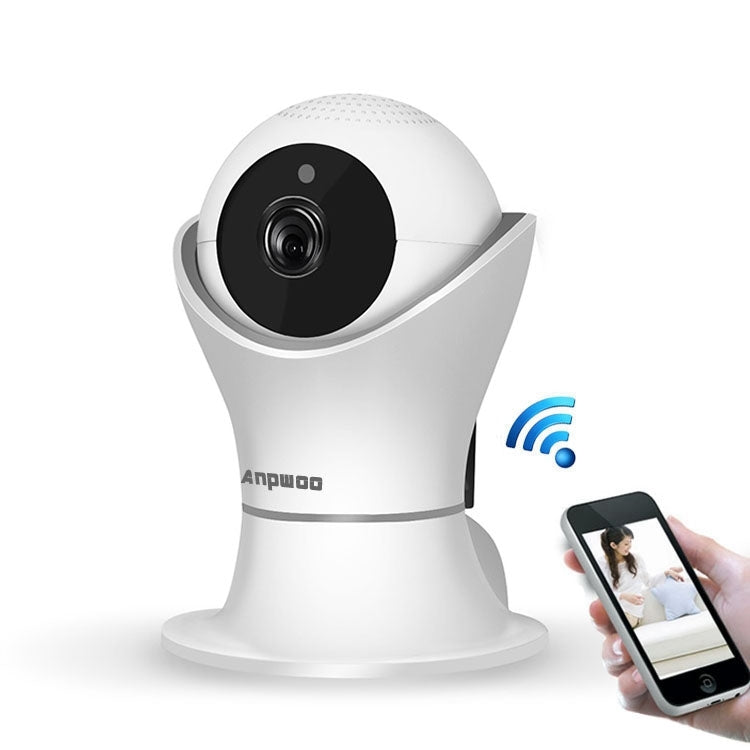 Anpwoo Hercules GM8135+SC2145 1080P HD WiFi IP Camera, Support Motion Detection & Infrared Night Vision & TF Card(Max 128GB)(White) - Security by Anpwoo | Online Shopping UK | buy2fix