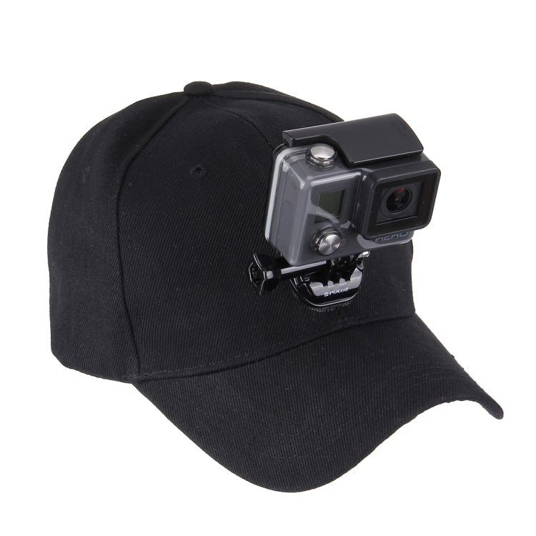 Outdoor Sun Hat Topi Baseball Cap with Camera Stand Holder Mount for GoPro & SJCAM & Xiaomi Xiaoyi Sport Action Camera - DJI & GoPro Accessories by buy2fix | Online Shopping UK | buy2fix