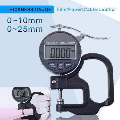 0-25mm Range Digital Display Percentage Thickness Gauge - Consumer Electronics by buy2fix | Online Shopping UK | buy2fix