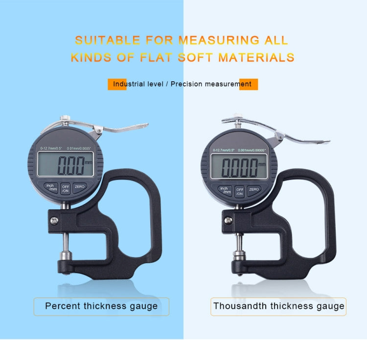 0-25mm Range Digital Display Micrometer Thickness Gauge - Consumer Electronics by buy2fix | Online Shopping UK | buy2fix