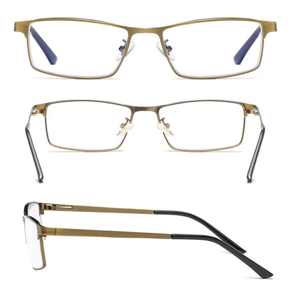 Dual-purpose Photochromic Presbyopic Glasses, +1.00D(Gold) - Presbyopic Glasses by buy2fix | Online Shopping UK | buy2fix