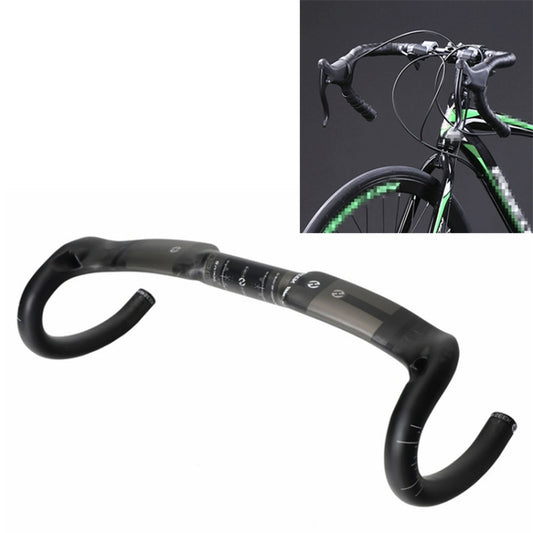 TOSEEK UD Carbon Fiber Texture Road Bike Handlebar, Size: 440mm (UD Matte) - Outdoor & Sports by TOSEEK | Online Shopping UK | buy2fix