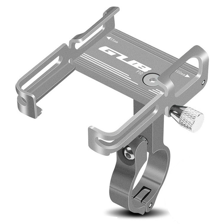 GUB P10 Aluminum Bike Phone Holder(Titanium Color) - Holders by GUB | Online Shopping UK | buy2fix