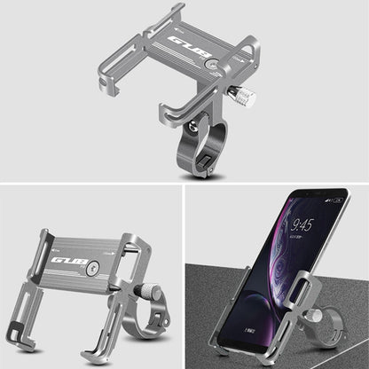 GUB P10 Aluminum Bike Phone Holder(Titanium Color) - Holders by GUB | Online Shopping UK | buy2fix