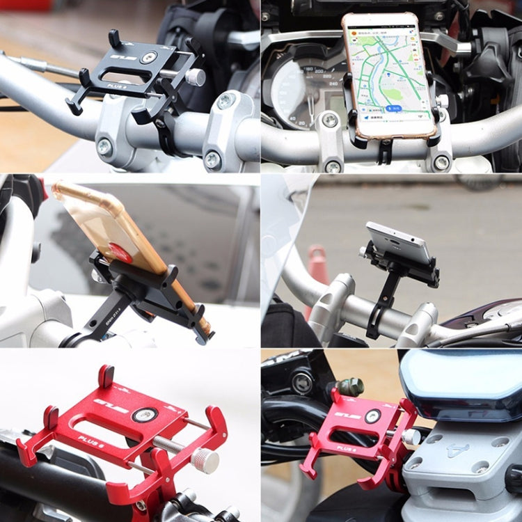 GUB Plus 6 Aluminum Alloy MTB Bike Bicycle Phone Holder(Silver) - Outdoor & Sports by GUB | Online Shopping UK | buy2fix