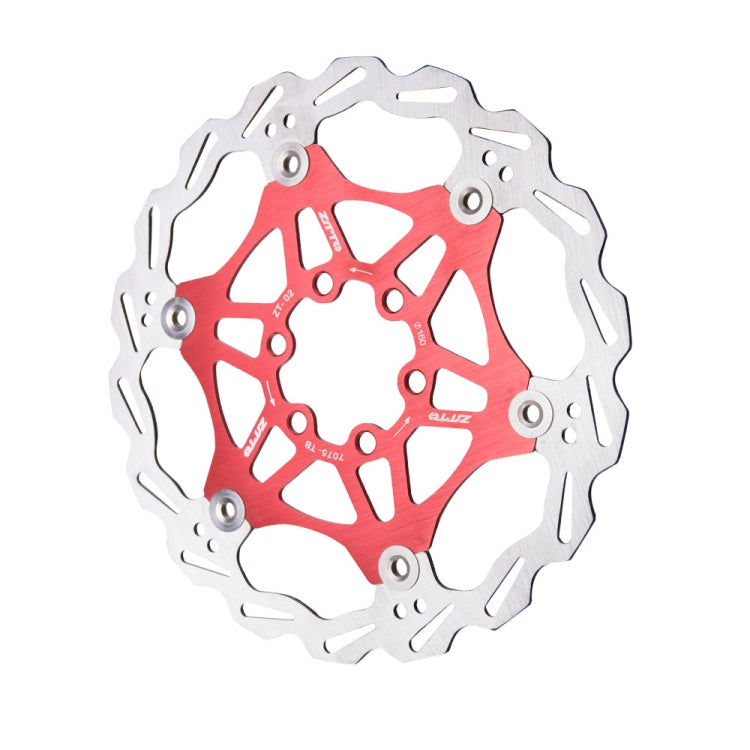 ZTTO Mountain Bike Disc Brake Disc Six Nail 160mm (Red) - Outdoor & Sports by ZTTO | Online Shopping UK | buy2fix