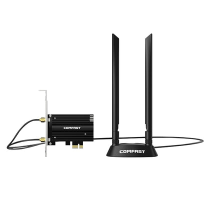 COMFAST CF-AX180 PLUS 1800Mbps PCI-E Bluetooth 5.2 Dual Frequency Gaming WiFi 6 Wireless Network Card with Heat Sink - USB Network Adapter by COMFAST | Online Shopping UK | buy2fix